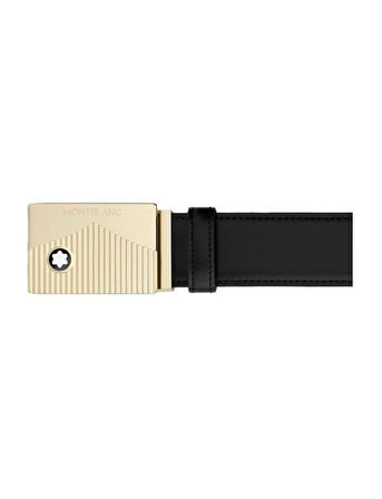 Montblanc Siyah Deri Kemer 199095