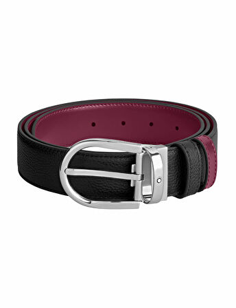 Montblanc At Nalı Tokalı İki Taraflı Deri Kemer 199665