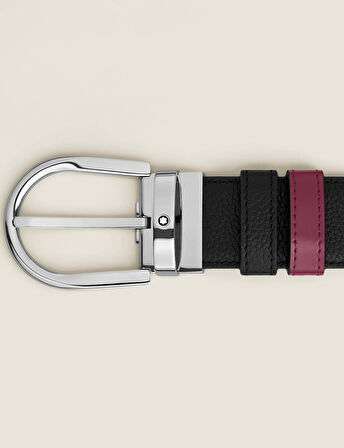 Montblanc At Nalı Tokalı İki Taraflı Deri Kemer 199665