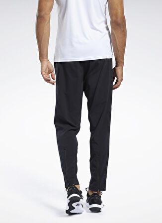 Reebok Fj4060 Wor Woven Pant  Bağlamalı Fitted  Siyah Erkek Eşofman Altı