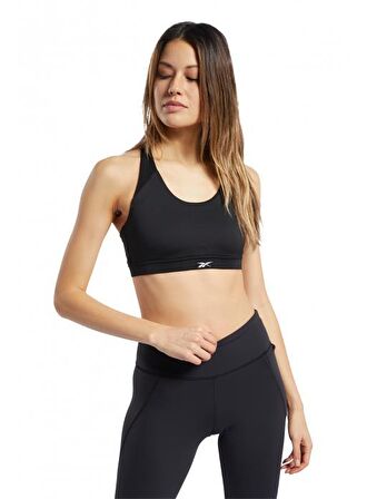 Reebok FQ0421 Wor Paded Kadın Siyah Sporcu Sütyeni Bra