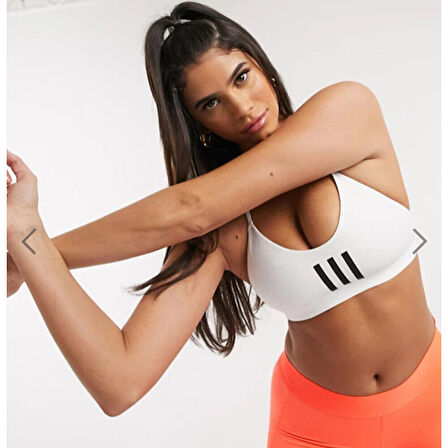 adidas All ME 3-Stripes Mesh Bra Kadın Büstiyer