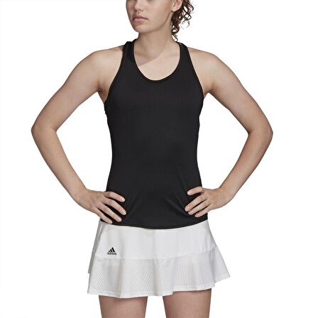 Adidas FK6981 Club Tank Kadın Siyah Spor Atlet