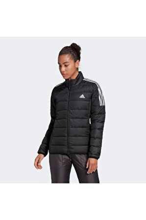 adidas Siyah Kadın Düz Şişme Mont GH4593 W CORE DOWN JKT