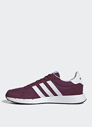 Adidas H00355 Run 60S 2.0 Beyaz - Bordo Erkek Lifestyle Ayakkabı