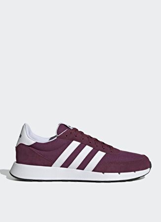 Adidas H00355 Run 60S 2.0 Beyaz - Bordo Erkek Lifestyle Ayakkabı