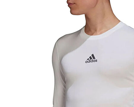 adidas Tf Ls Top M Erkek Futbol Uzun Kollu İçlik GU7334 Beyaz