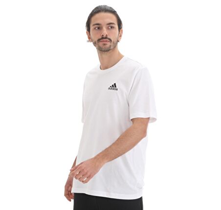 GK9640-E adidas M Sl Sj T Erkek T-Shirt Beyaz