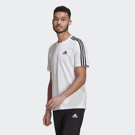 Adidas GL3733 M 3S Sj T Beyaz-Siyah Erkek T-Shirt