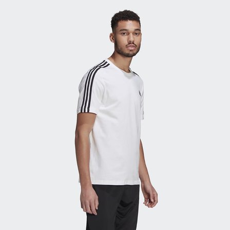Adidas GL3733 M 3S Sj T Beyaz-Siyah Erkek T-Shirt