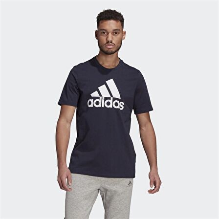 Adidas M Bl Sj T Erkek Lacivert T-shirt - GK9122