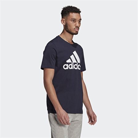 Adidas M Bl Sj T Erkek Lacivert T-shirt - GK9122