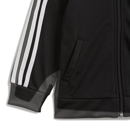 adidas Düz Siyah - Beyaz Bebek Eşofman Takımı GN8441 SST TRACKSUIT