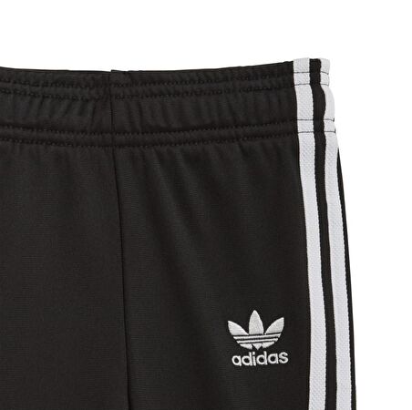adidas Düz Siyah - Beyaz Bebek Eşofman Takımı GN8441 SST TRACKSUIT