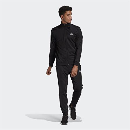 GK9656-E adidas M Sl Tr Tt Ts Erkek Eşofman Takımı Siyah