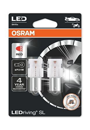 Osram Tek Duy Kırmızı 93 Led Stop Ampulü LEDriving SL 7506DRP.02B (2'Lİ PAKET)