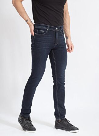 KARL LAGERFELD Normal Bel Normal Paça Slim Fit Erkek Denim Pantolon 265840500830