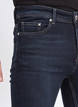 KARL LAGERFELD Normal Bel Normal Paça Slim Fit Erkek Denim Pantolon 265840500830