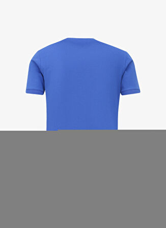 KARL LAGERFELD Bisiklet Yaka Mavi Erkek T-Shirt 755026542221