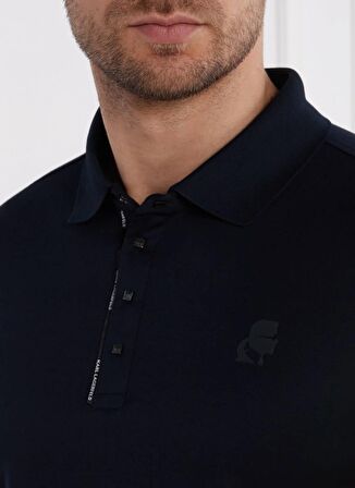 KARL LAGERFELD Lacivert Erkek Polo T-Shirt 745001542200