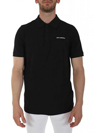 KARL LAGERFELD Siyah Erkek Polo T-Shirt 745015542221