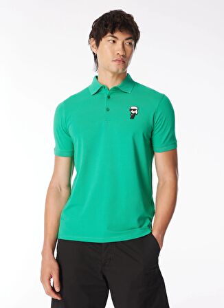 KARL LAGERFELD Yeşil Erkek Polo T-Shirt 745022542221