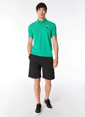 KARL LAGERFELD Yeşil Erkek Polo T-Shirt 745022542221