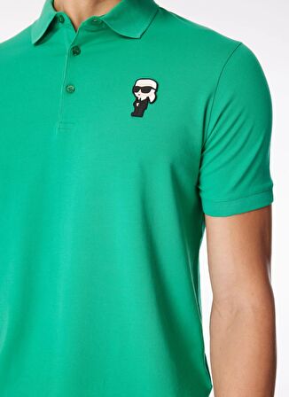 KARL LAGERFELD Yeşil Erkek Polo T-Shirt 745022542221