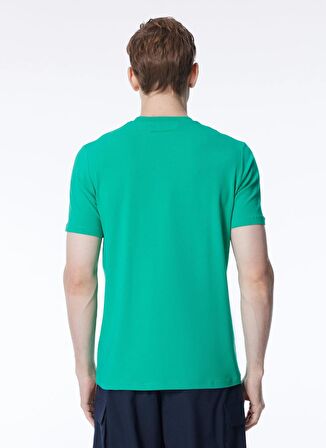 KARL LAGERFELD Bisiklet Yaka Yeşil Erkek T-Shirt 755023542221