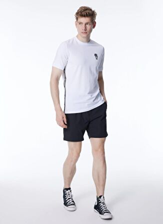 KARL LAGERFELD Bisiklet Yaka Beyaz Erkek T-Shirt 755026542221