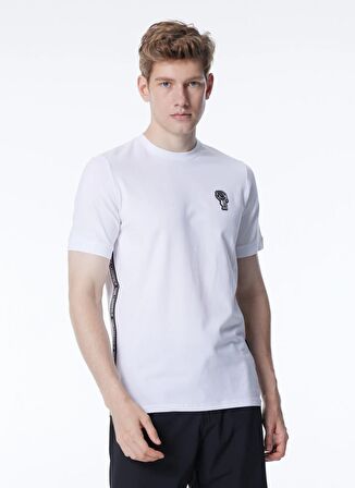 KARL LAGERFELD Bisiklet Yaka Beyaz Erkek T-Shirt 755026542221