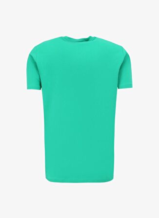 KARL LAGERFELD Bisiklet Yaka Yeşil Erkek T-Shirt 755027542221