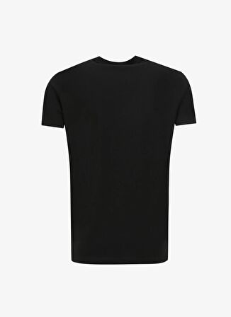 KARL LAGERFELD Bisiklet Yaka Siyah Erkek T-Shirt 755030542225