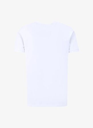 KARL LAGERFELD Bisiklet Yaka Beyaz Erkek T-Shirt 755055542221
