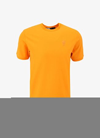 KARL LAGERFELD Bisiklet Yaka Turuncu Erkek T-Shirt 755055542221