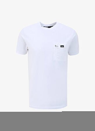 KARL LAGERFELD Bisiklet Yaka Beyaz Erkek T-Shirt 755085542221