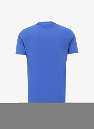 KARL LAGERFELD Bisiklet Yaka Mavi Erkek T-Shirt 755027542221