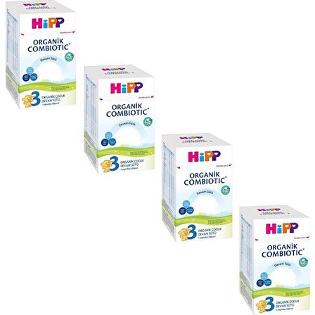 Hipp Organik Combiotic 3 Prebiyotik Devam Sütü 4 x 800 gr