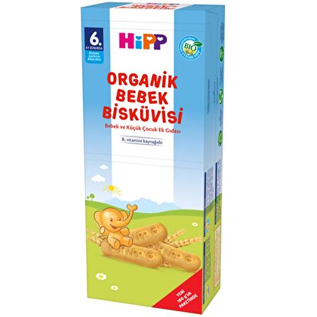 Hipp Organik Bebek Bisküvisi 180 gr 6 ADET