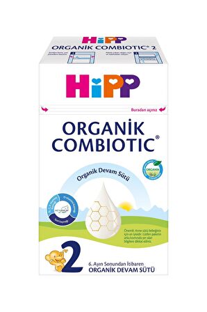 Hipp 2 Organik Devam Sütü 600 gr