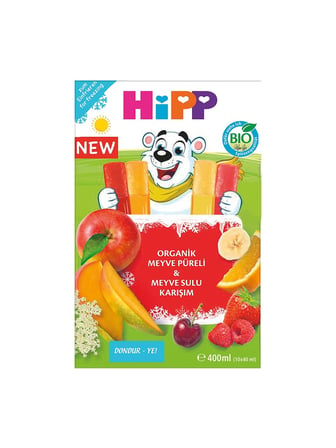 Hipp Organik Meyve Püreli ve Meyve Sulu Karışım 400 ml