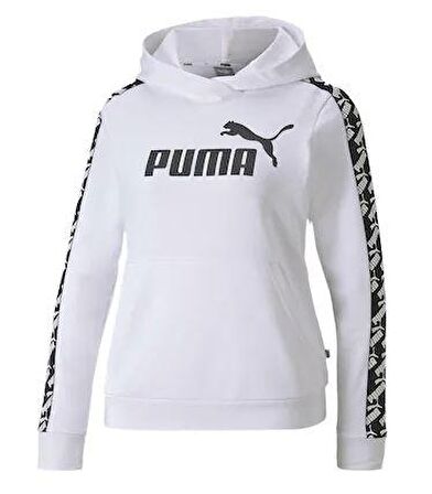 Puma Kadın Kapşonlu Sweatshirt 58122002 Beyaz