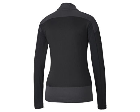 Puma Teamgoal 23 1/4 Zip Top W Kadın Futbol Uzun Kollu Antrenman Üstü 65693703 Siyah