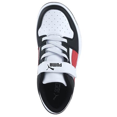 Puma Rebound Layup Lo SL V Ps Beyaz Çocuk Spor Ayakkabı - 370492 07