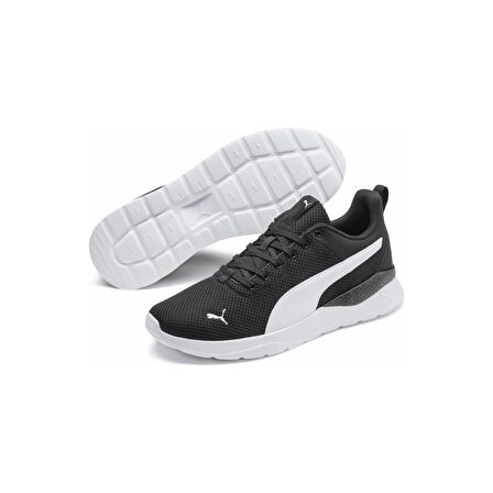 Puma 371128 Anzarun Lite Siyah-Beyaz Erkek Spor Ayakkabı