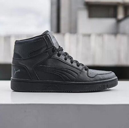 Puma Rebound LayUp SL Erkek Boğazlı Siyah Ayakkabı 36957311