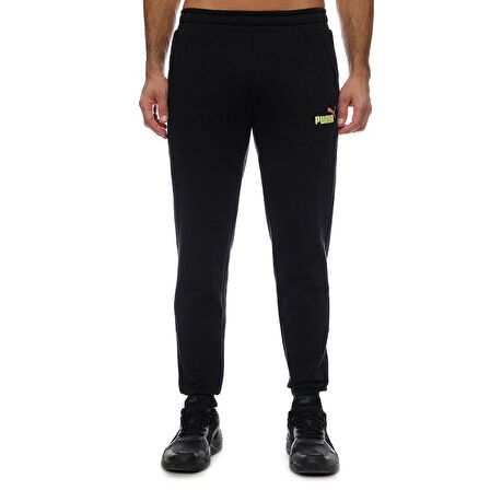 Puma Ess 2 Col Logo  Erkek Siyah Eşofman Altı