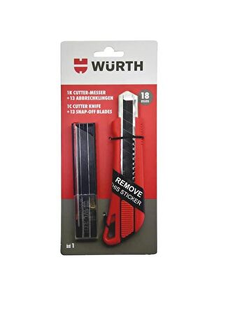 Würth Falçata Seti 18 mm (1 Falçata-13 Bıçak)