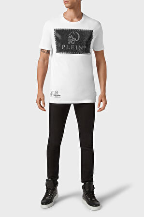 Philipp Plein Erkek T Shirt MTK5082 PJY002N 01