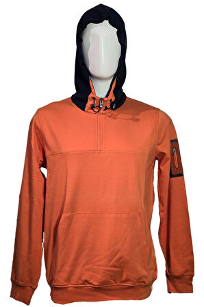 Campione 1319301 Erkek Kapşonlu Sweatshirt Orange